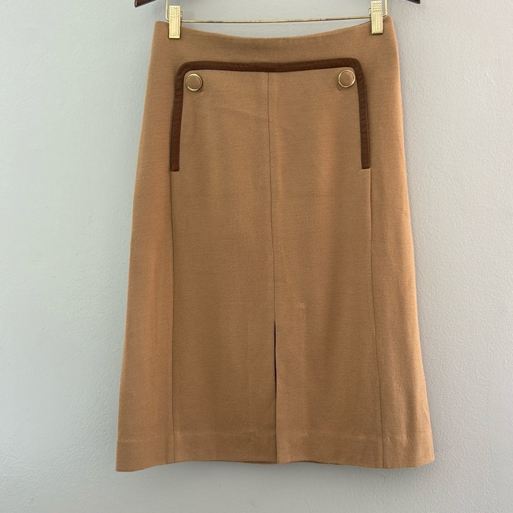 Tory Burch wool blend midi skirt S - Picture 1 of 12
